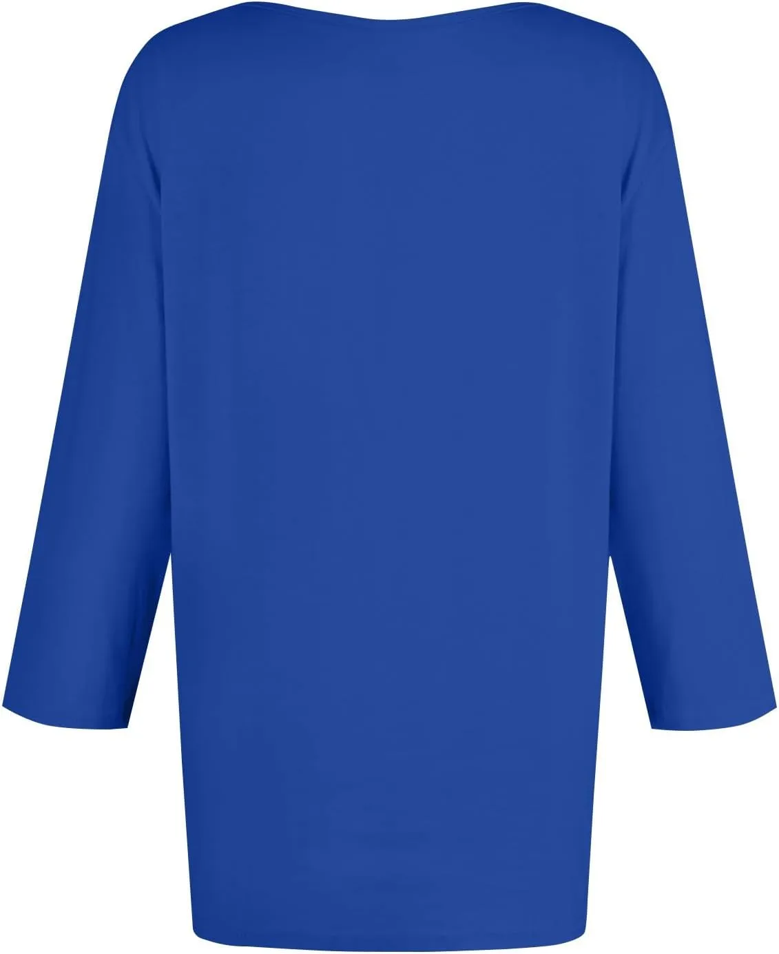 3/4 Length Sleeve Womens Tops Tees Blouses Plus Size Shirts for Curvy Women 4X-5X 2025 Spring Tops for Women Trendy