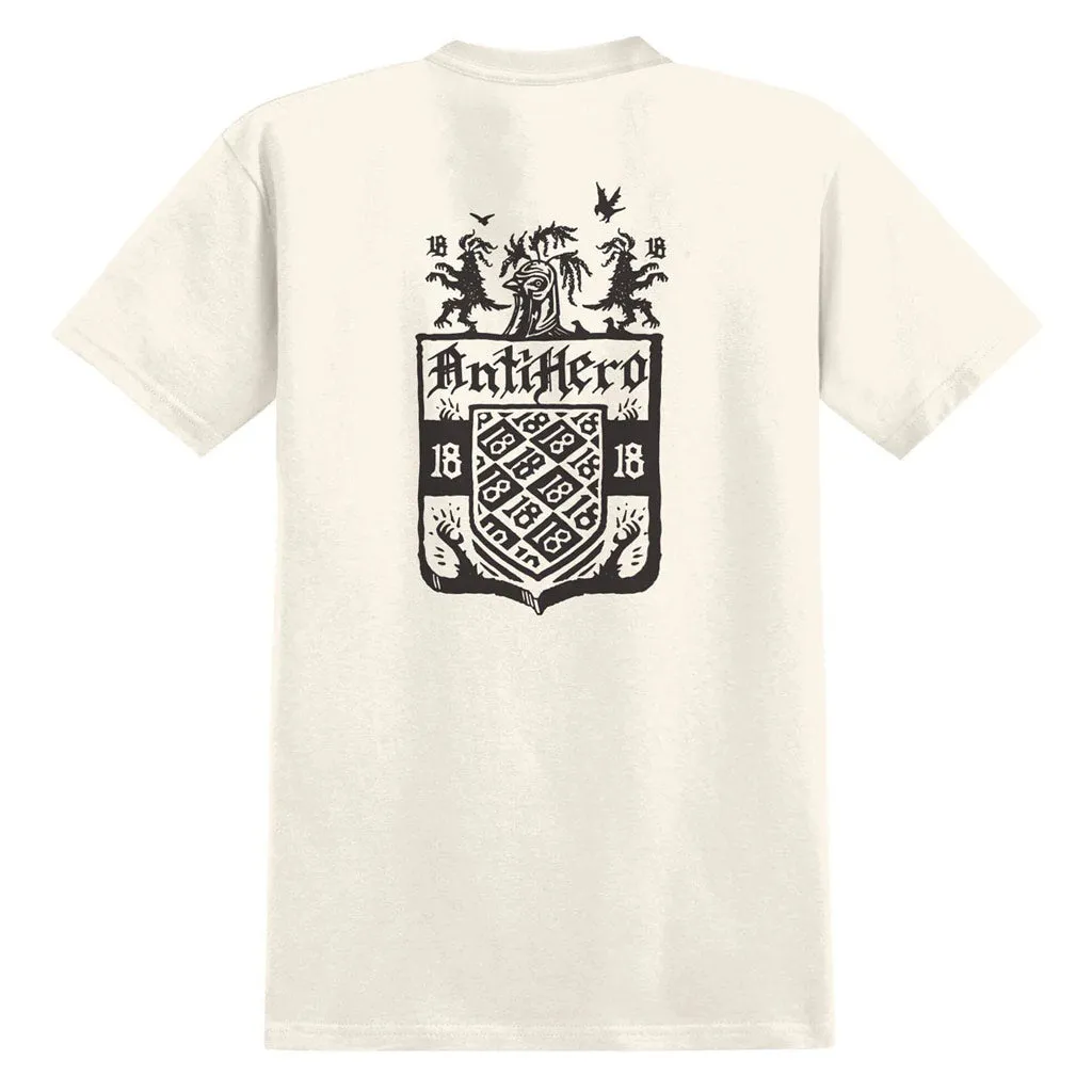 ANTI HERO COAT OF ARMS TEE - CREAM
