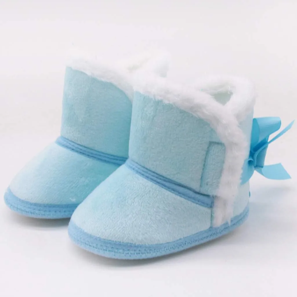 Baby Girl Shoes Prewalker Baby Snow Warm Girls Winter Toddler Infant Boys Shoes -Slip Boots Baby Shoes Cute