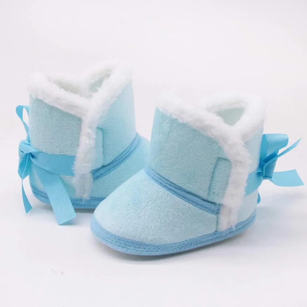 Baby Girl Shoes Prewalker Baby Snow Warm Girls Winter Toddler Infant Boys Shoes -Slip Boots Baby Shoes Cute