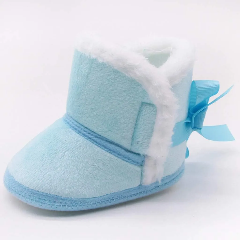 Baby Girl Shoes Prewalker Baby Snow Warm Girls Winter Toddler Infant Boys Shoes -Slip Boots Baby Shoes Cute
