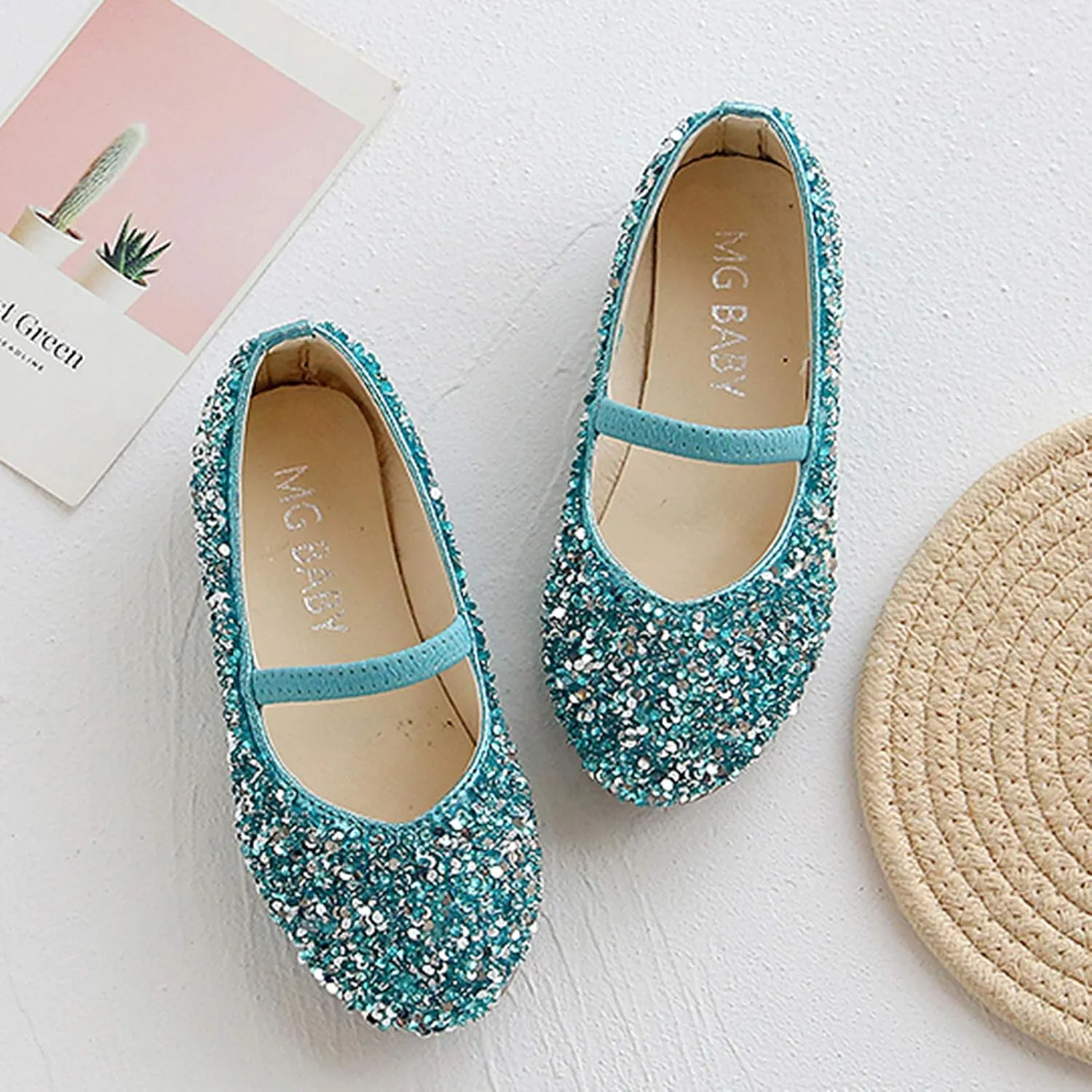 Baby Shoes Baby Sequined Shoes Dance Children Bottom Girls Princess Leather Soft Shoes Baby Shoes Cute