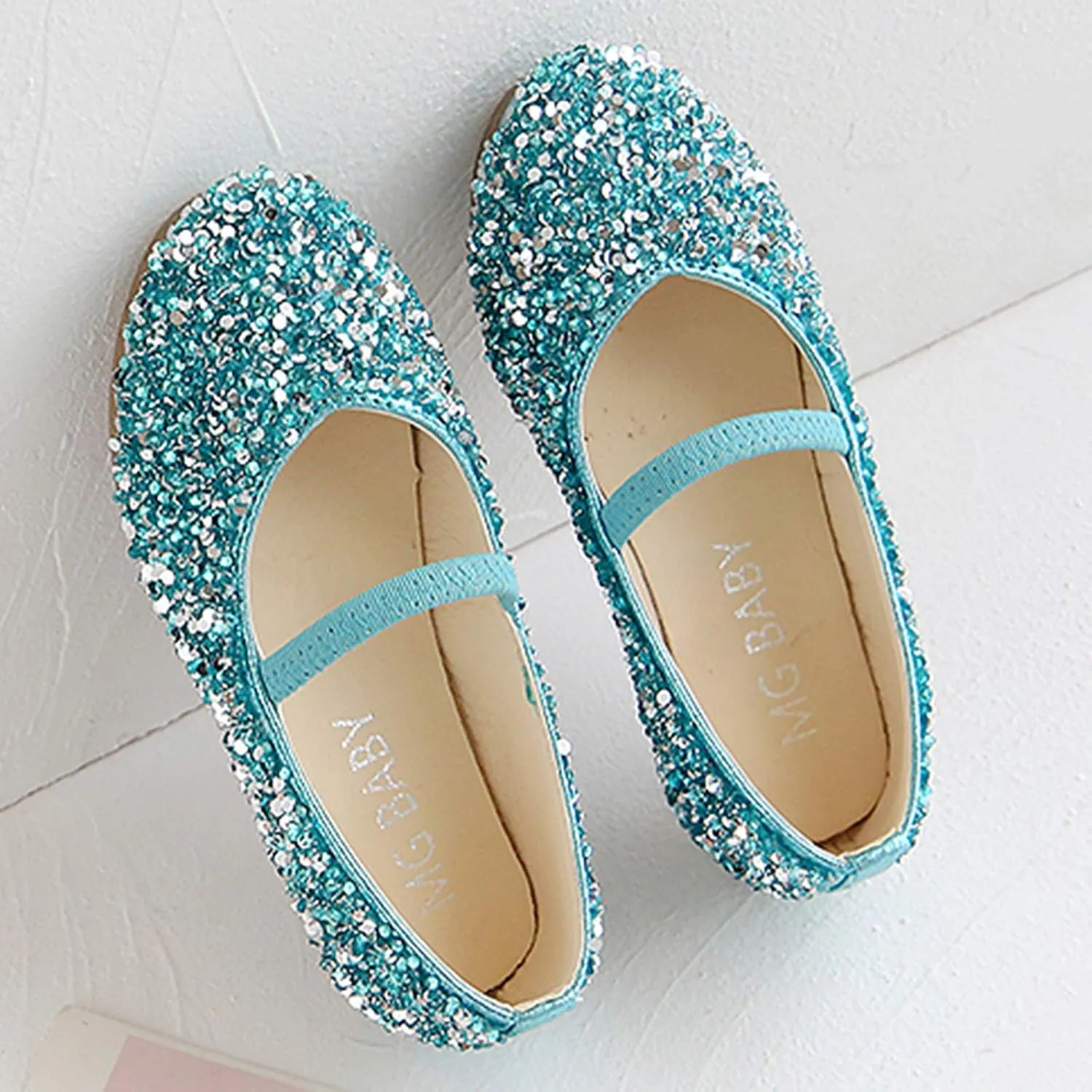 Baby Shoes Baby Sequined Shoes Dance Children Bottom Girls Princess Leather Soft Shoes Baby Shoes Cute