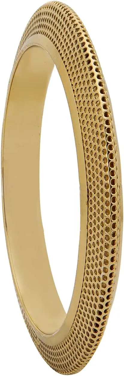 Bodha Indian Casual & Western Style Metal Fashionable Antique Gold Bangles forand Women (Pack of 2) (SJ_3456_AG)