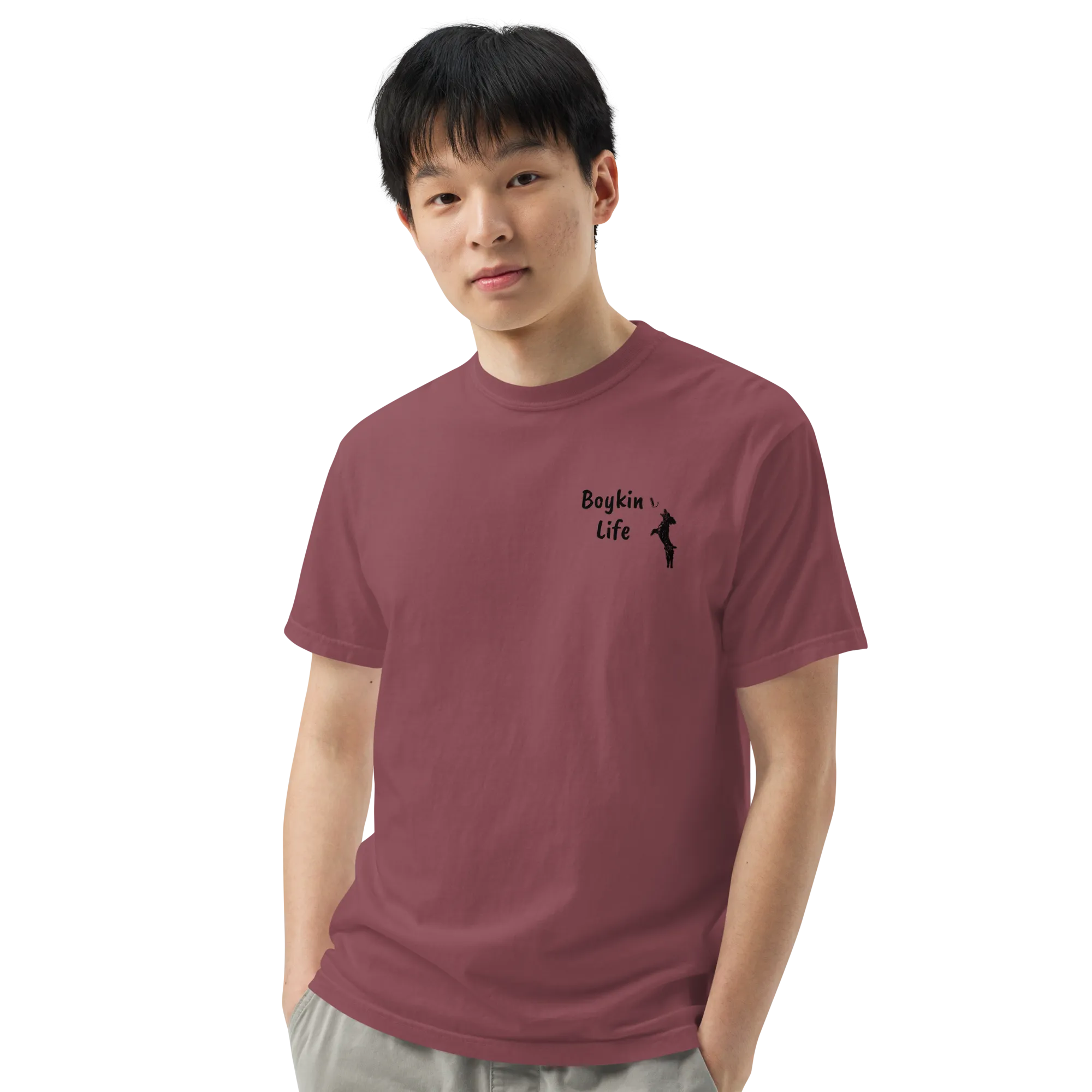 Boykin Life- Mens garment-dyed heavyweight Comfort Colors  t-shirt