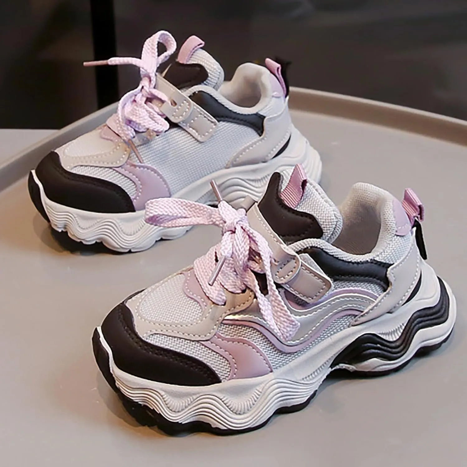 Boys Girls Shoes Kids Sneakers Lightweight Breathable Tennis Athletic Running Shoes for Toddler/Little Kid/Big Kid
