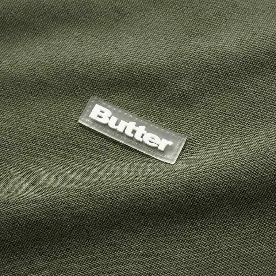 BUTTER GOODS BASIC TEE - WASHED ARMY