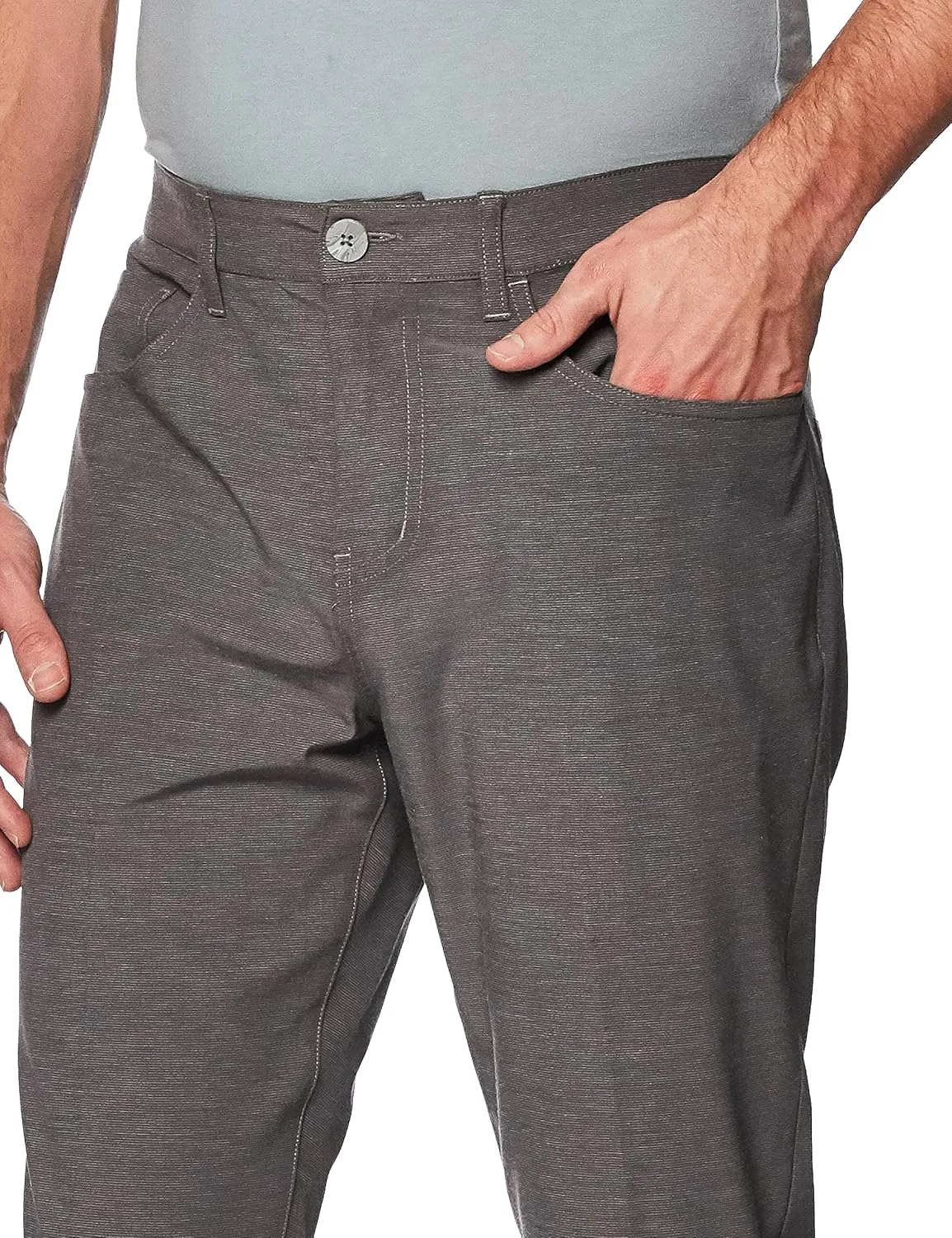 Callaway Mens EverPlay 5-Pocket Golf Pants with Comfort Waistband, Stretch Non-Iron Fabric, Moisture-Wicking, Tapered Fit