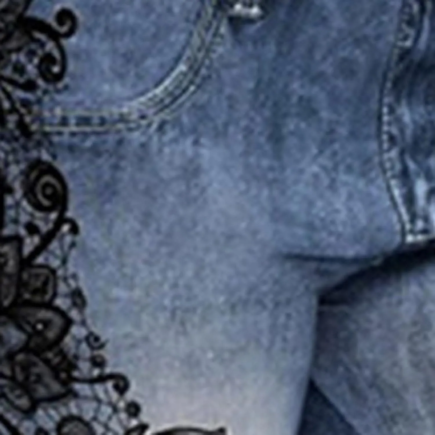 Capris for Women High Waist Jeans Yoga Leggings with Pocket Floral Pattern Capri Pants Stretch Summer Cropped Trouser