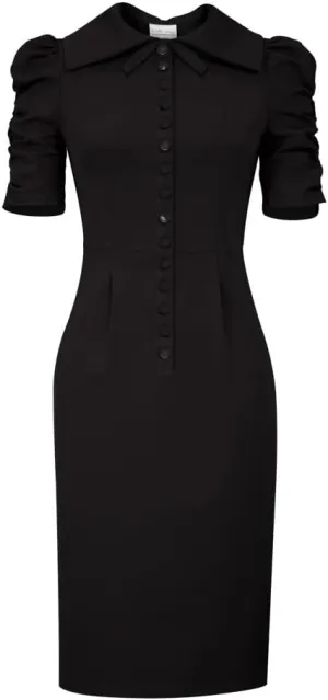 CHIC STAR Womens Button Midi Dress
