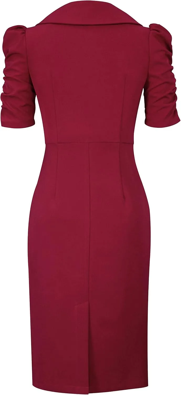 CHIC STAR Womens Button Midi Dress