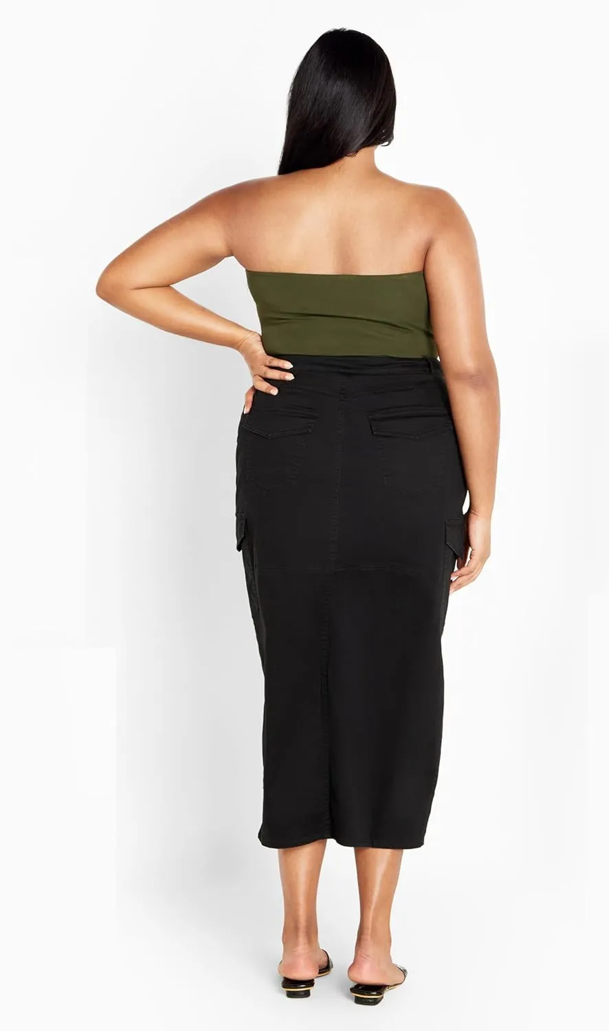 City Chic Plus Size Skirt, Halo Maxi Skirt
