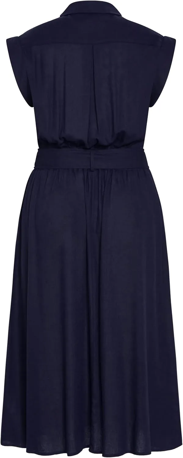 City Chic Women's Plus Size Dress - Utility Midi