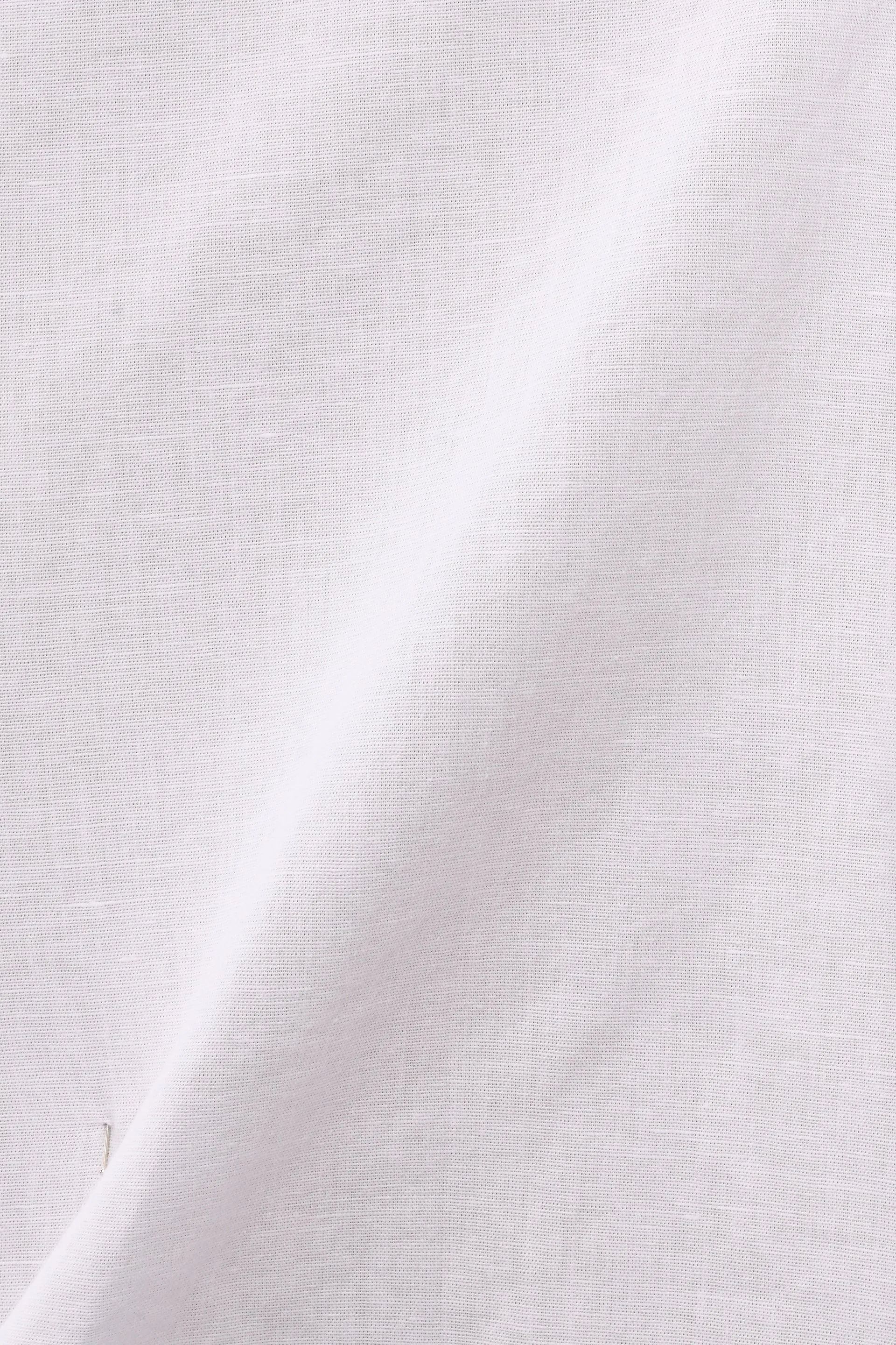 CLASSIC FUSED LINEN SHIRT IN WHITE