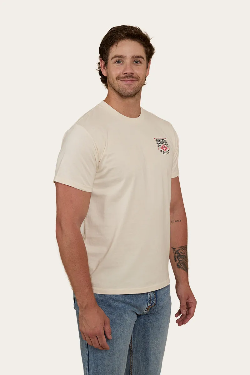 Conondale Mens Loose Fit T-Shirt - Off White
