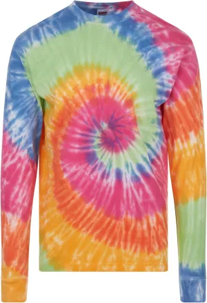 DARESAY Long Sleeve Tie Dye T-Shirt, for Men, Women and Teens (Up to 5XL)