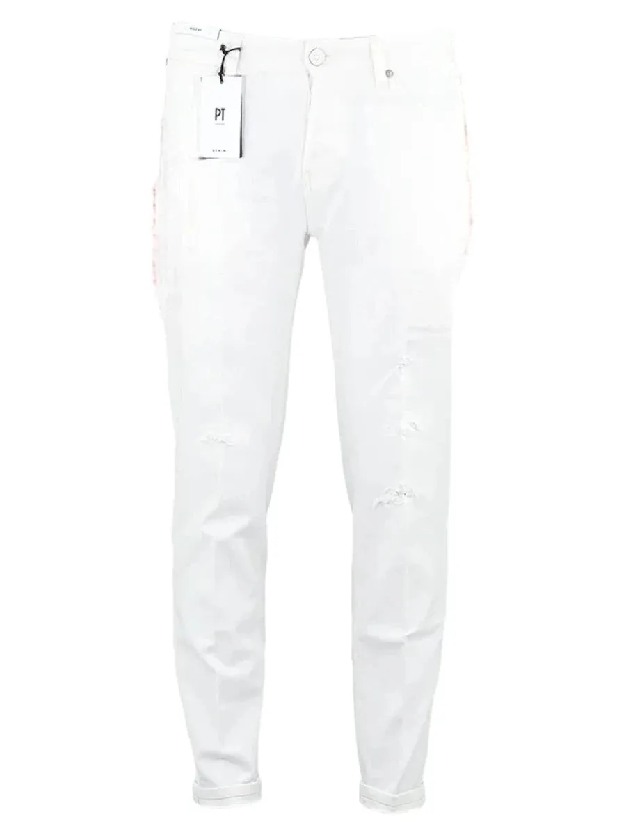 Denim Reggae Tapered Fit con Abrasioni