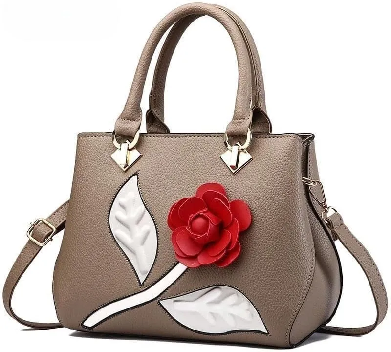 Design Sense Three-Dimensional Flower Delicate Big Handbag Women Handbags One-Shoulder Cross Body Bag