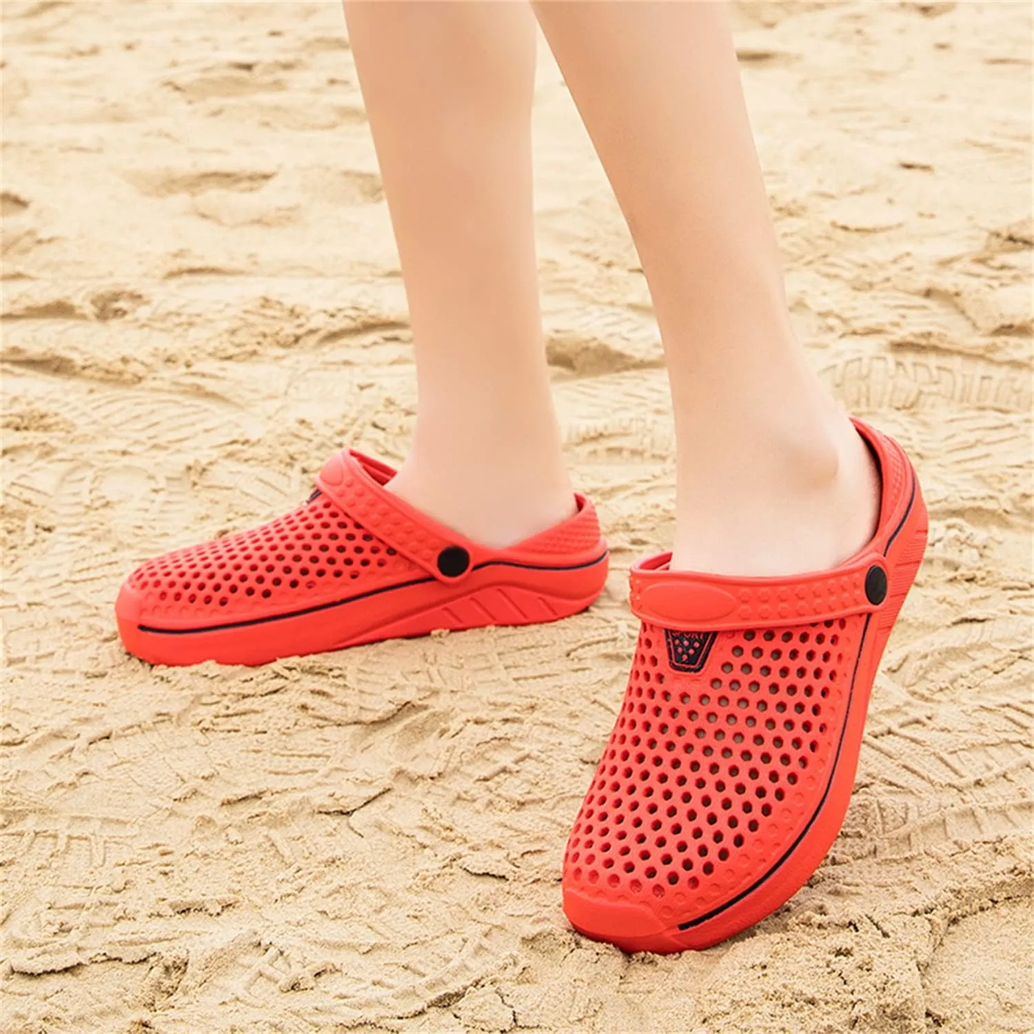 DRESER Women's Garden Clogs Breathable Shoes Bathing Shoes Beach Shoes Water Shoes Footwear Slippers Walking Shoes Home Travel Shoes
