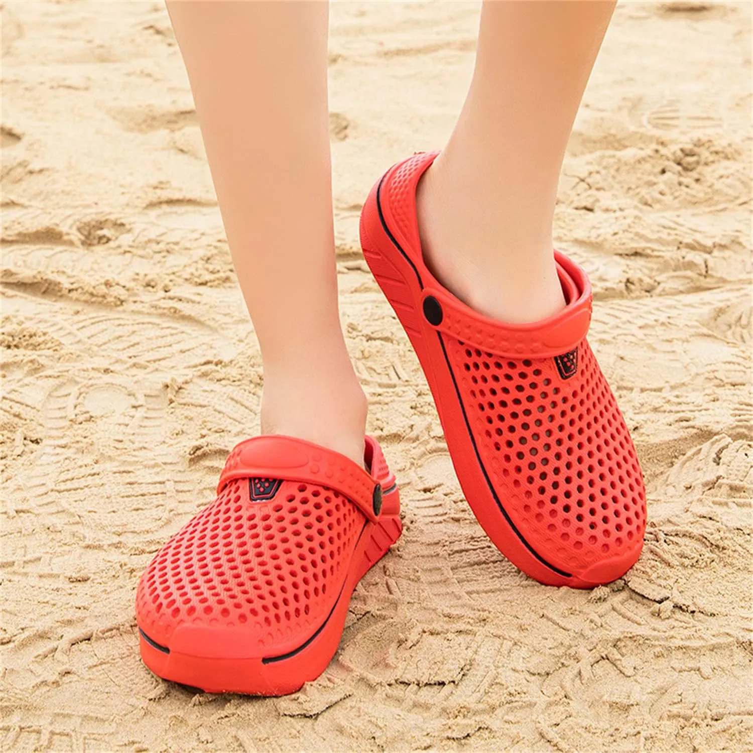 DRESER Women's Garden Clogs Breathable Shoes Bathing Shoes Beach Shoes Water Shoes Footwear Slippers Walking Shoes Home Travel Shoes