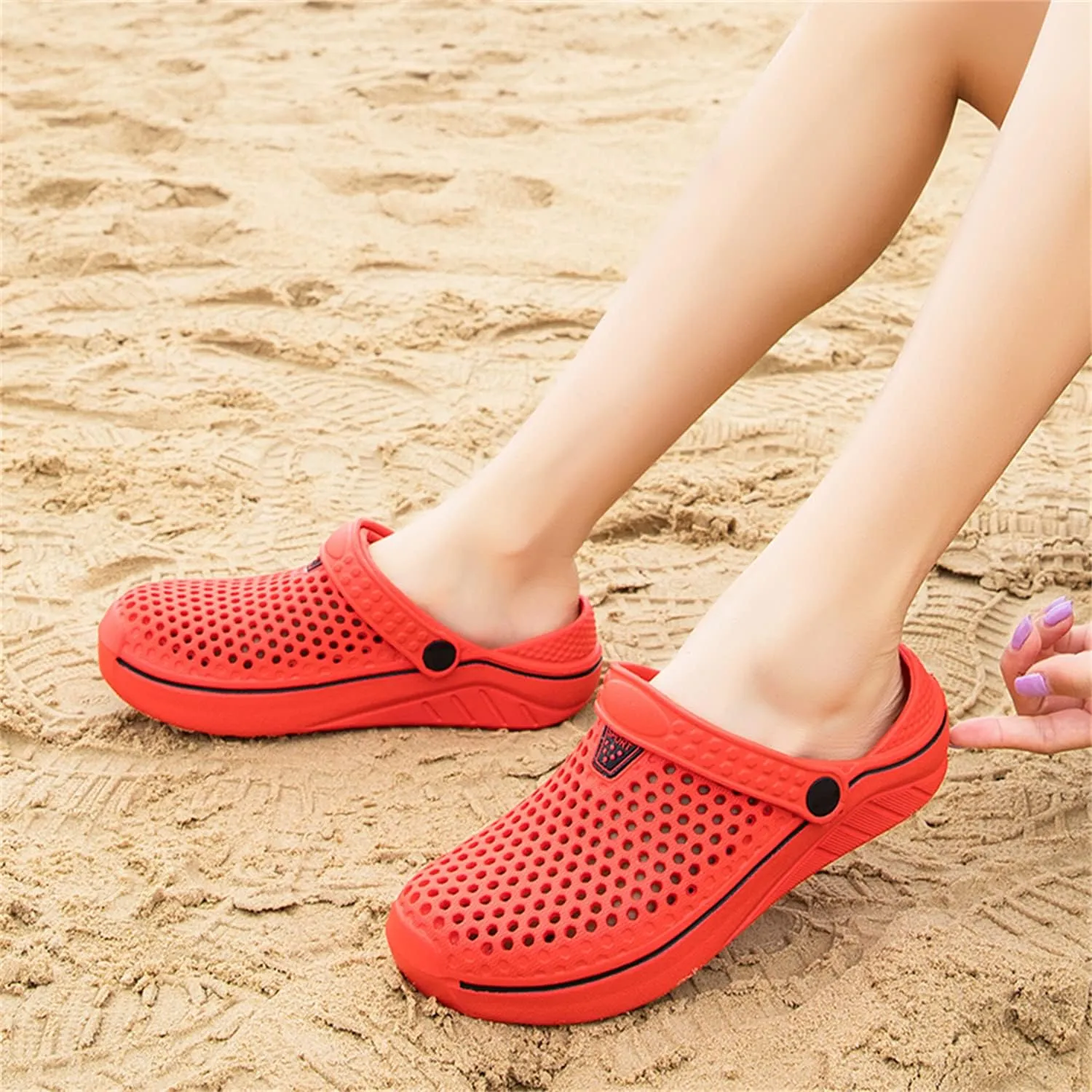 DRESER Women's Garden Clogs Breathable Shoes Bathing Shoes Beach Shoes Water Shoes Footwear Slippers Walking Shoes Home Travel Shoes