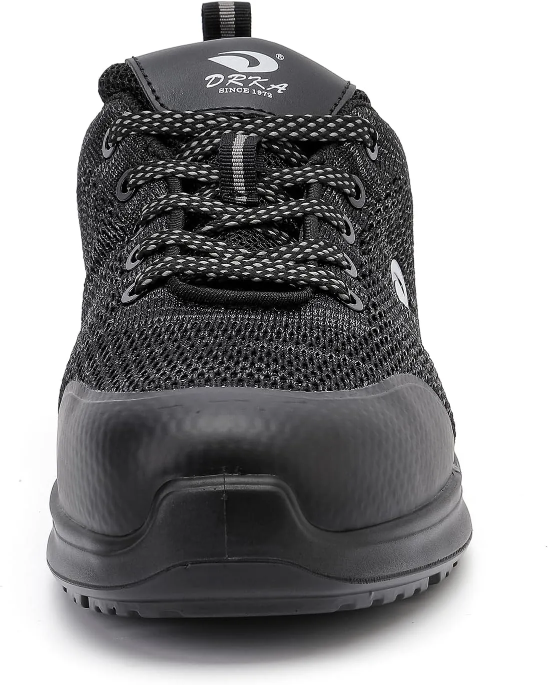 DRKA Steel Toe Shoes for Men, Breathable Lightweight Work Sneakers Safety Shoes for Men with Anti-Static