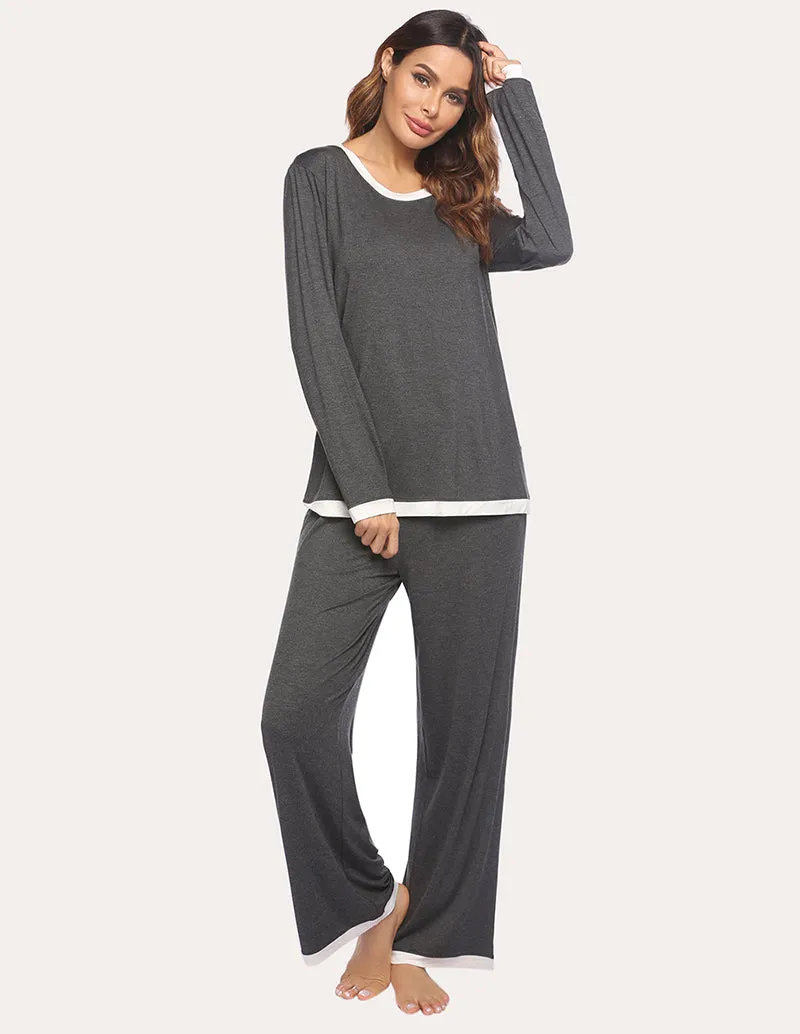 Ekouaer 2 Piece Relaxed Pajama Set (US Only)