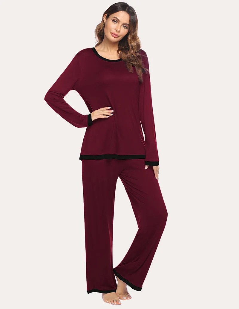 Ekouaer 2 Piece Relaxed Pajama Set (US Only)