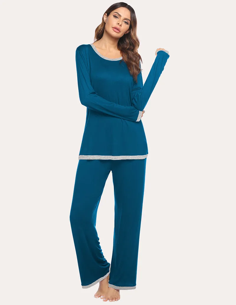 Ekouaer 2 Piece Relaxed Pajama Set (US Only)