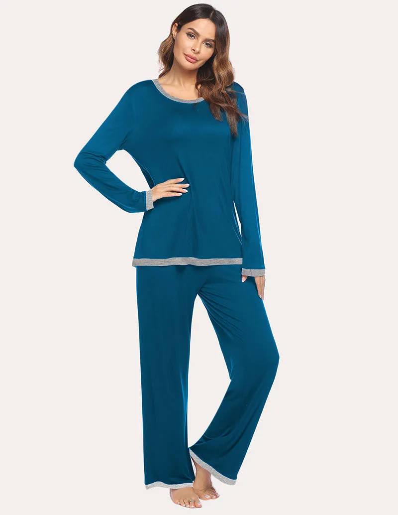 Ekouaer 2 Piece Relaxed Pajama Set (US Only)