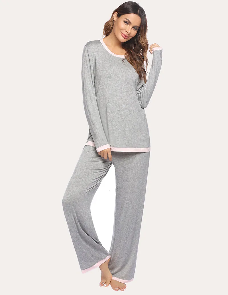 Ekouaer 2 Piece Relaxed Pajama Set (US Only)