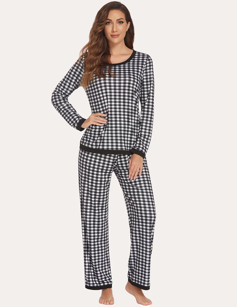 Ekouaer 2 Piece Relaxed Pajama Set (US Only)