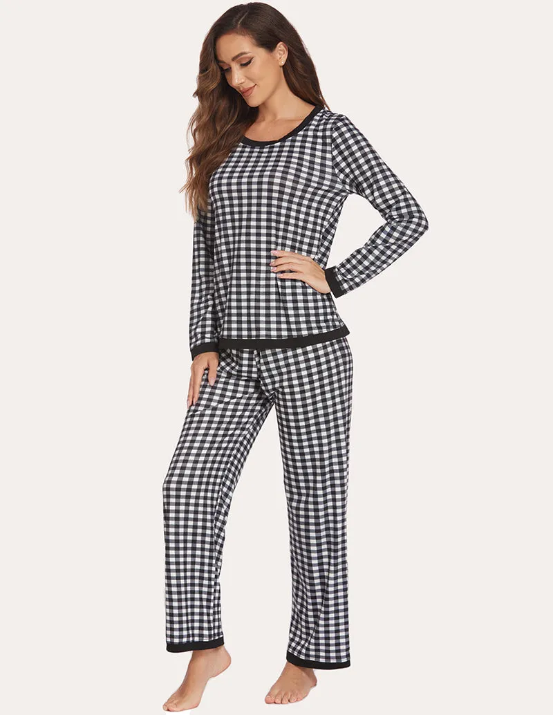 Ekouaer 2 Piece Relaxed Pajama Set (US Only)