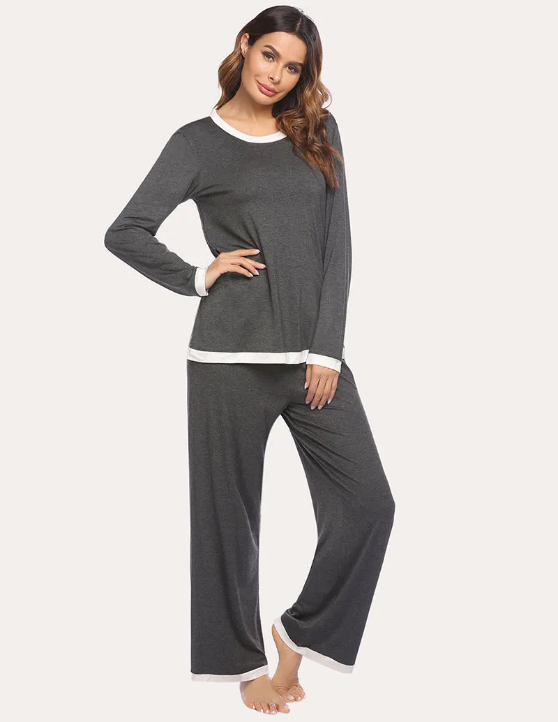 Ekouaer 2 Piece Relaxed Pajama Set (US Only)