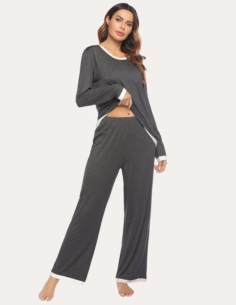 Ekouaer 2 Piece Relaxed Pajama Set (US Only)