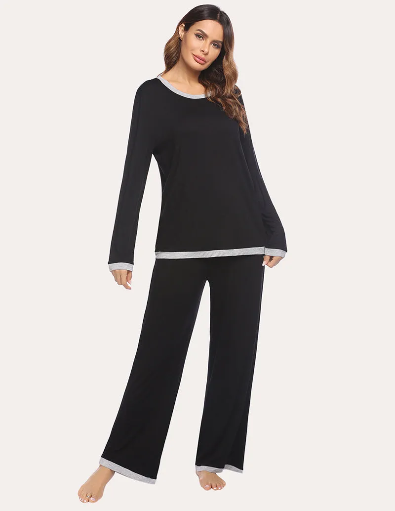 Ekouaer 2 Piece Relaxed Pajama Set (US Only)
