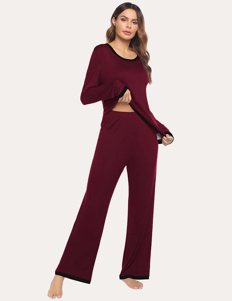 Ekouaer 2 Piece Relaxed Pajama Set (US Only)