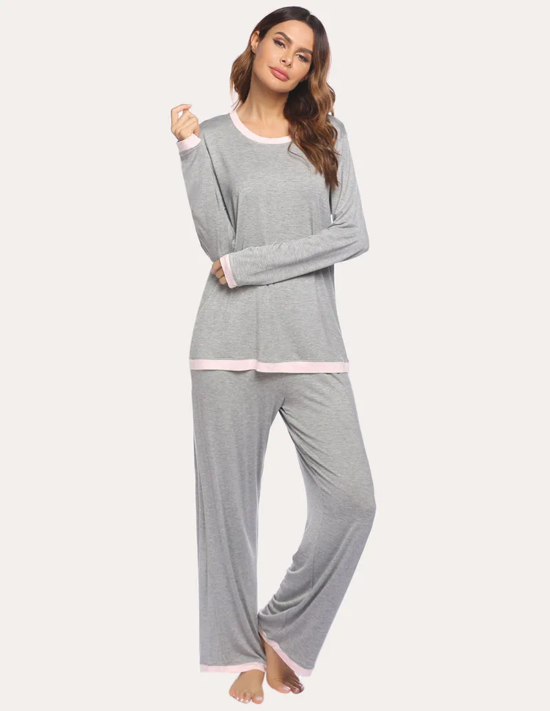 Ekouaer 2 Piece Relaxed Pajama Set (US Only)