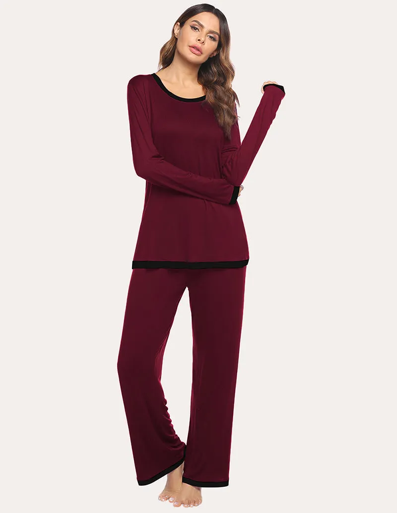 Ekouaer 2 Piece Relaxed Pajama Set (US Only)