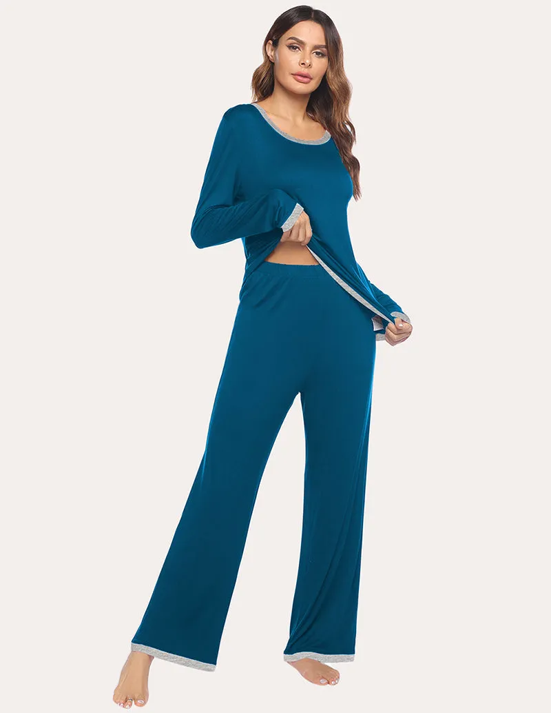 Ekouaer 2 Piece Relaxed Pajama Set (US Only)