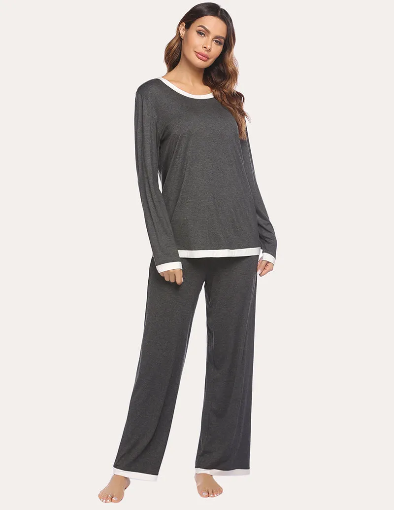 Ekouaer 2 Piece Relaxed Pajama Set (US Only)