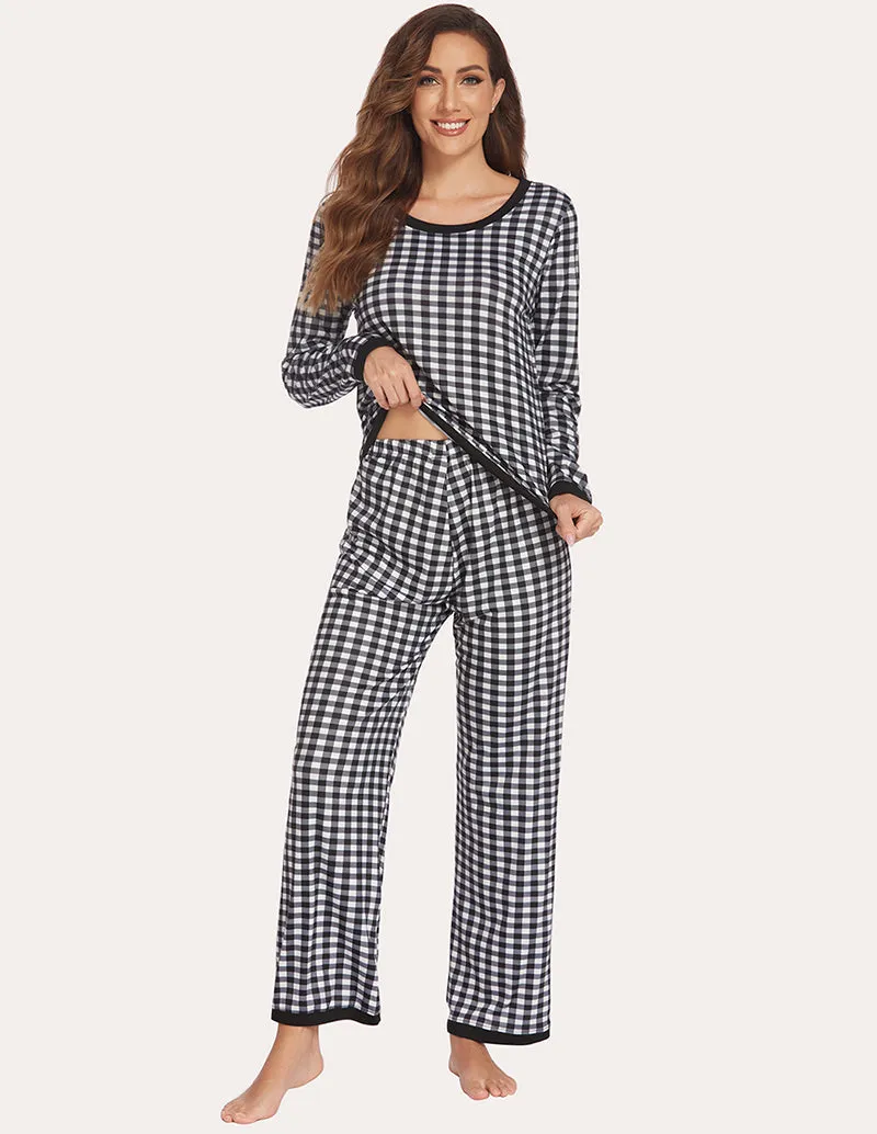 Ekouaer 2 Piece Relaxed Pajama Set (US Only)
