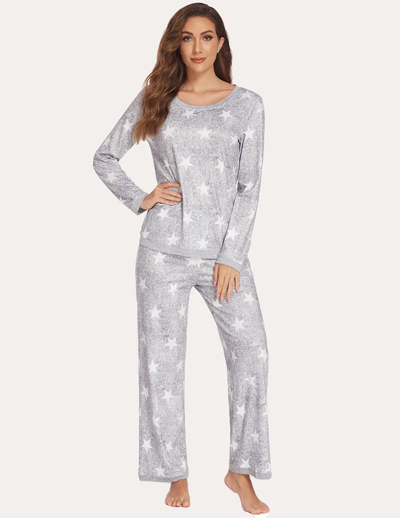 Ekouaer 2 Piece Relaxed Pajama Set (US Only)