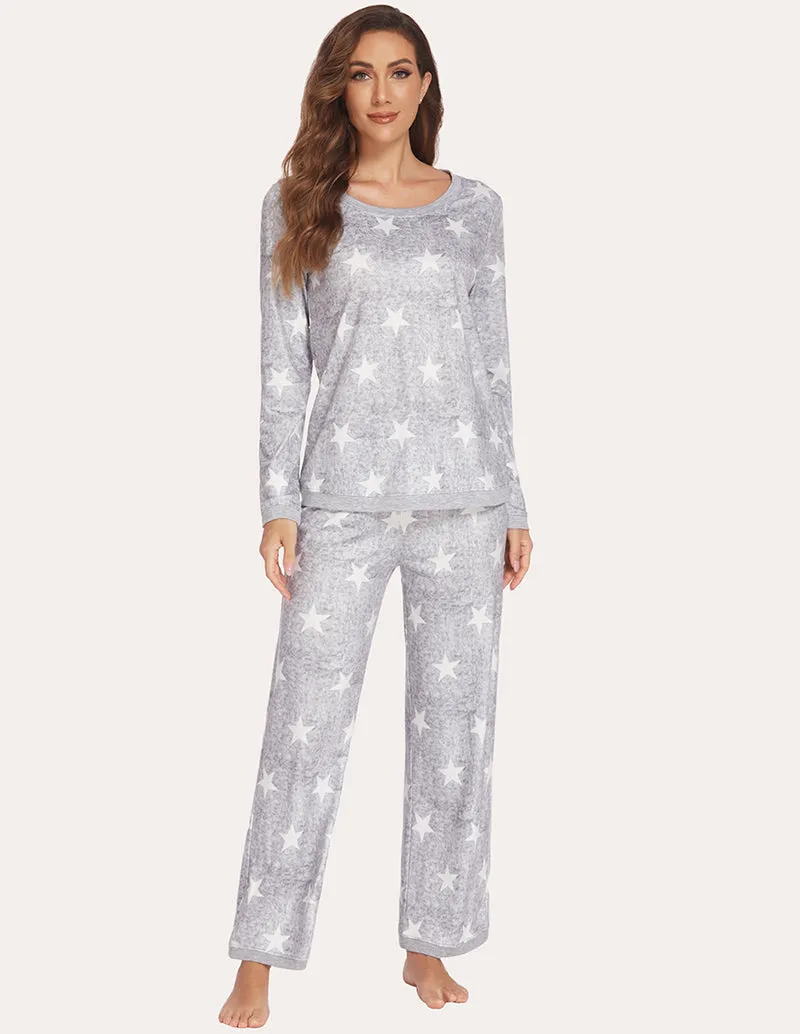 Ekouaer 2 Piece Relaxed Pajama Set (US Only)