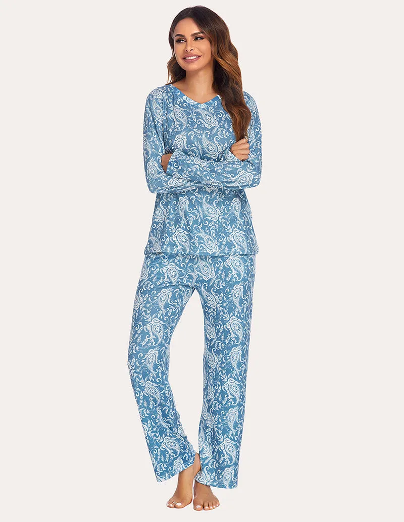 Ekouaer Classic Print Pajama Set (US Only)