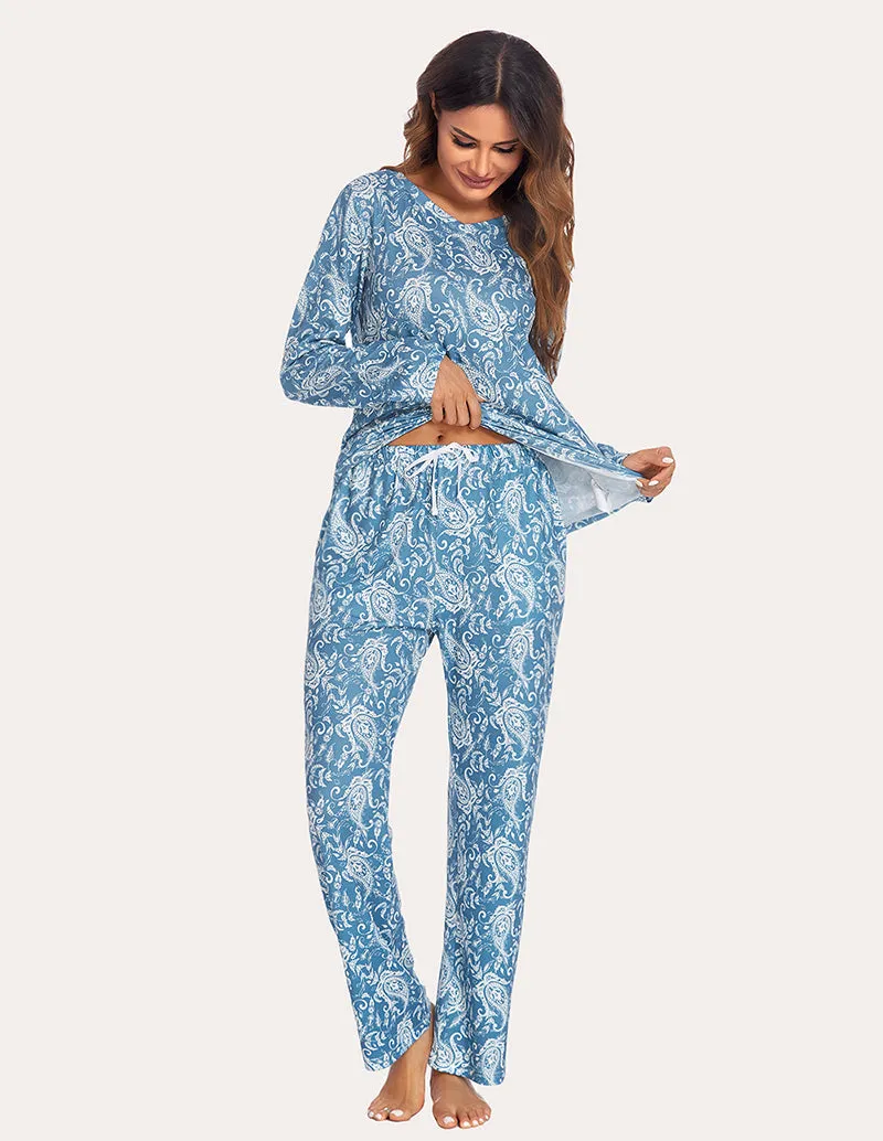 Ekouaer Classic Print Pajama Set (US Only)