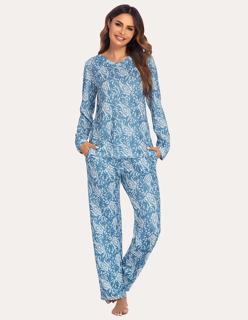 Ekouaer Classic Print Pajama Set (US Only)