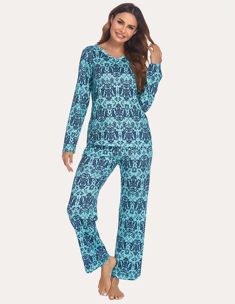 Ekouaer Classic Print Pajama Set (US Only)