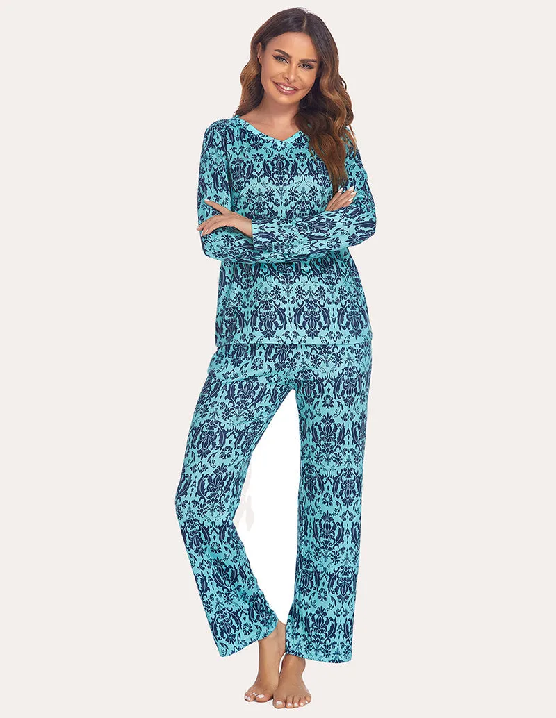 Ekouaer Classic Print Pajama Set (US Only)