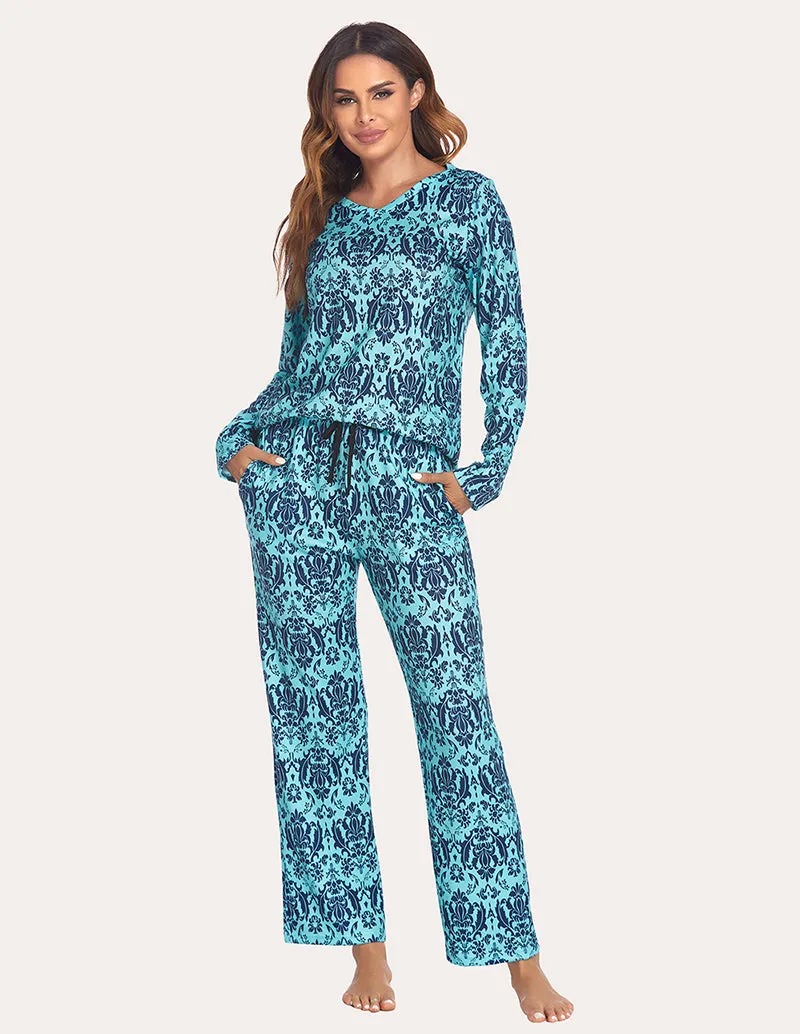 Ekouaer Classic Print Pajama Set (US Only)